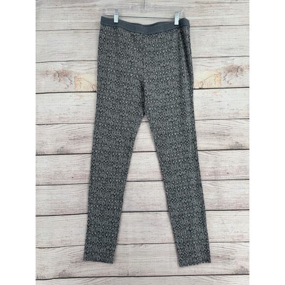 Holding Horses Anthropologie Geometric‎ Print Stretch Leggings Women's M Gray - Picture 1 of 11